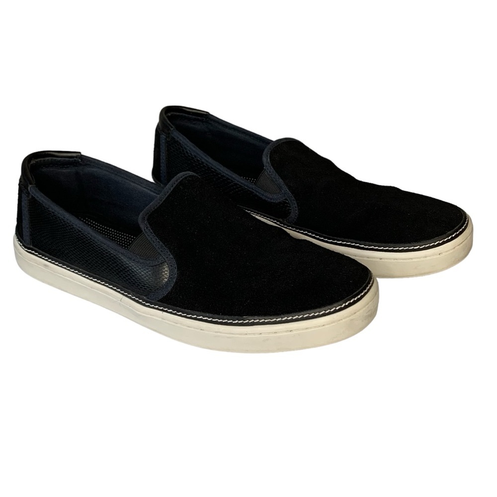Ted Baker of London Teutra 2 navy suede slip on sneaker. Size 11
